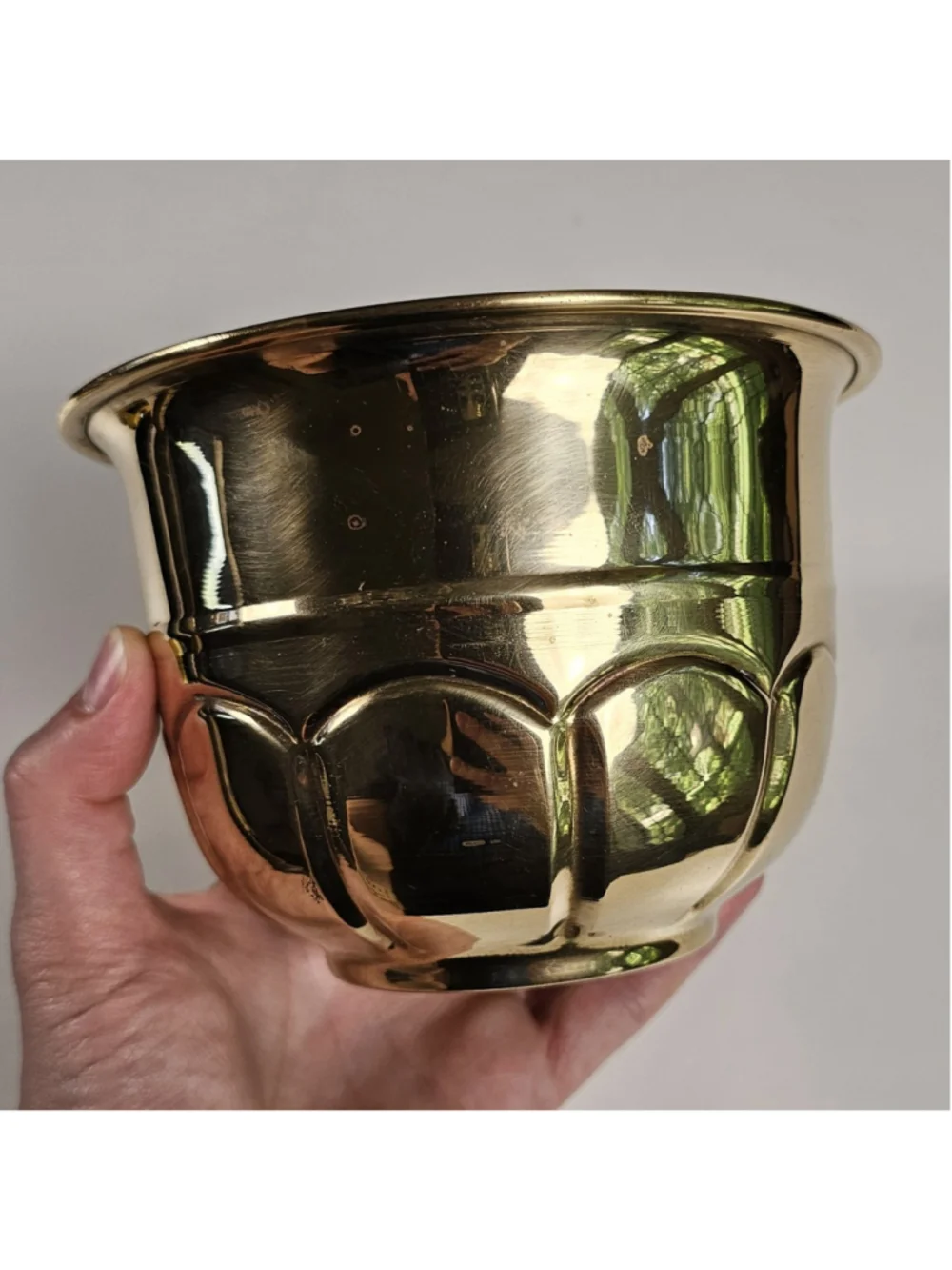 Vintage GATCO Solid Brass Planter 4